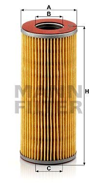 MANN -  Oil Filter - Insert
