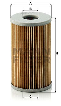 MANN -  Oil Filter - Insert