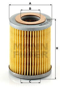 MANN -  Oil Filter - Insert