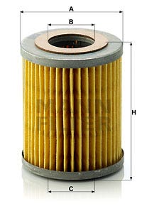 MANN -  Oil Filter - Insert
