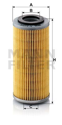 MANN -  Oil Filter - Insert