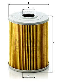 MANN -  Oil Filter - Insert