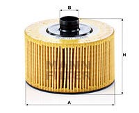 MANN -  Oil Filter - Insert