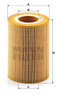 MANN -  Oil Filter - Insert