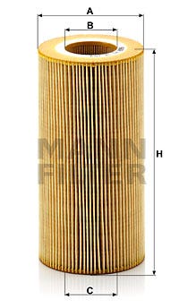 MANN -  Oil Filter - Insert