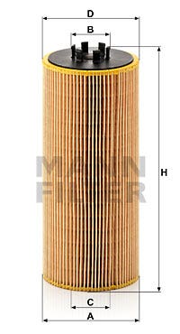 MANN -  Oil Filter - Insert