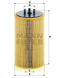 MANN -  Oil Filter - Insert