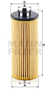 MANN -  Oil Filter - Insert