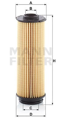 MANN -  Oil Filter - Insert