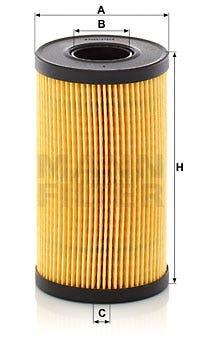 MANN -  Oil Filter - Insert