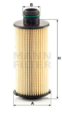 MANN -  Oil Filter - Insert