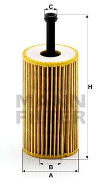 MANN -  Oil Filter - Insert