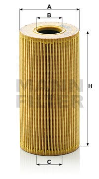 MANN -  Oil Filter - Insert