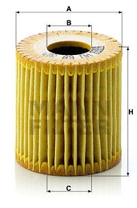 MANN -  Oil Filter - Insert