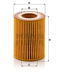 MANN -  Oil Filter - Insert