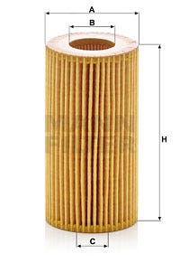 MANN -  Oil Filter - Insert