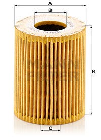 MANN -  Oil Filter - Insert