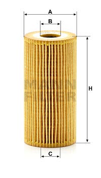 MANN -  Oil Filter - Insert