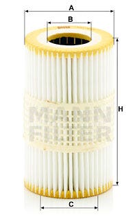 MANN -  Oil Filter - Insert