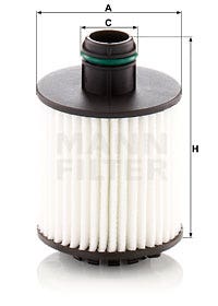 MANN -  Oil Filter - Insert