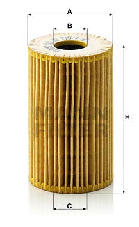 MANN -  Oil Filter - Insert