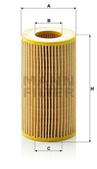 MANN -  Oil Filter - Insert