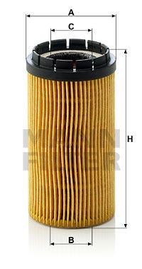 MANN -  Oil Filter - Insert