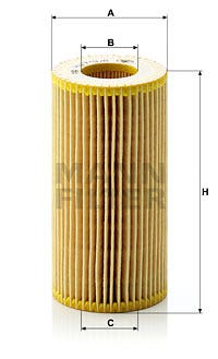 MANN -  Oil Filter - Insert