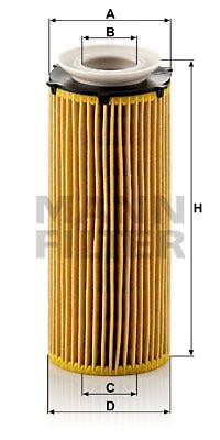 MANN -  Oil Filter - Insert