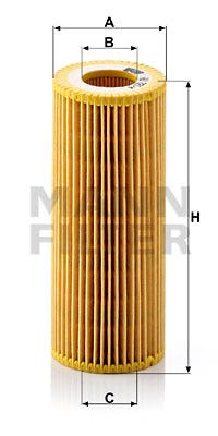 MANN -  Oil Filter - Insert