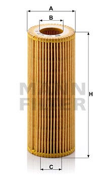 MANN -  Oil Filter - Insert
