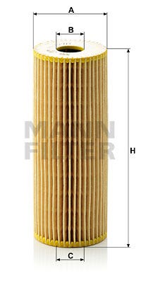 MANN -  Oil Filter - Insert