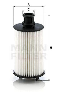 MANN -  Oil Filter - Insert