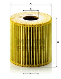 MANN -  Oil Filter - Insert