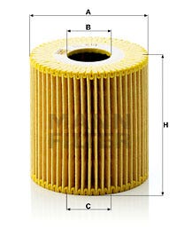 MANN -  Oil Filter - Insert