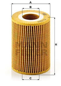 MANN -  Oil Filter - Insert