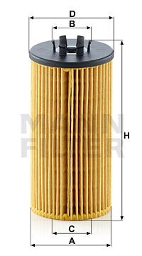MANN -  Oil Filter - Insert