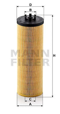 MANN -  Oil Filter - Insert