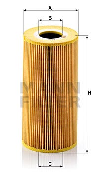 MANN -  Oil Filter - Insert