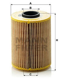 MANN -  Oil Filter - Insert