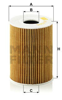 MANN -  Oil Filter - Insert