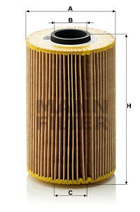 MANN -  Oil Filter - Insert