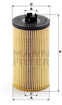 MANN -  Oil Filter - Insert