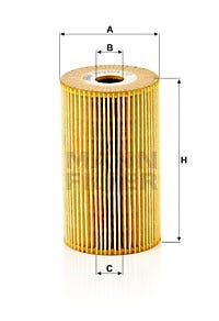MANN -  Oil Filter - Insert