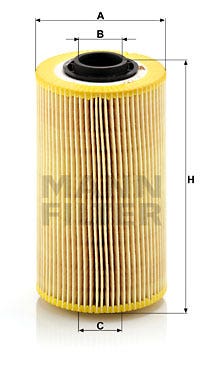 MANN -  Oil Filter - Insert