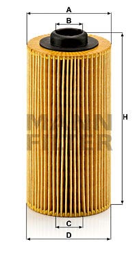 MANN -  Oil Filter - Insert