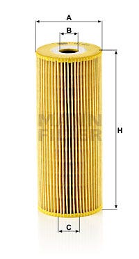 MANN -  Oil Filter - Insert