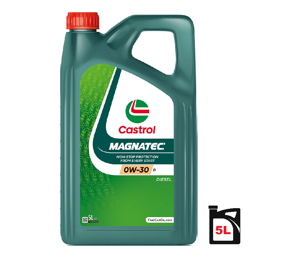 CASTROL -  Magnatec 0W-30 D - 5L Engine Oil