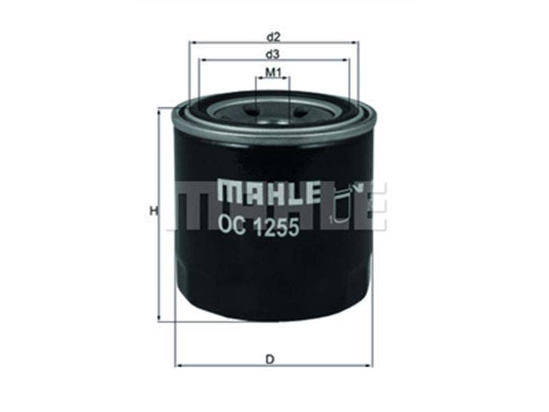 MAHLE -  Oil Filter - Screw On
