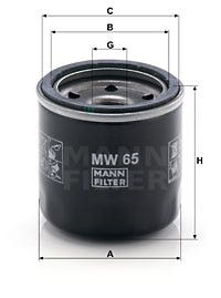 MANN -  Oil Filter - Screw On